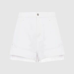 7 For All Mankind Women's White Shorts